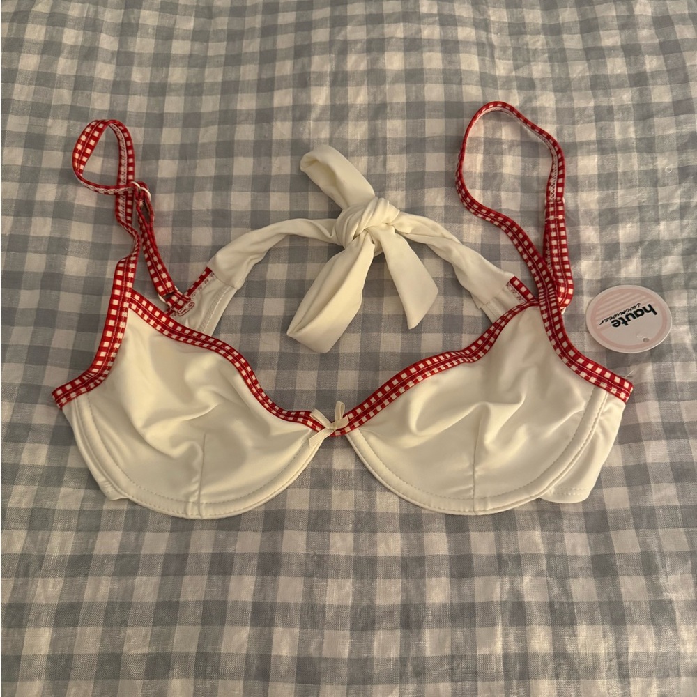 Vanilla Gingham Bikini - Women's Swim - Haute Swimwear - Picture 3 of 9